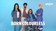 Business News | #UNLABEL #BORN COLOURLESS: Absolut Mixers Calls for a World Without Labels