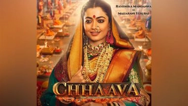 Entertainment News | Rashmika Mandanna Exudes Royalty as Maharani Yesubai in Her First Look Poster from 'Chhaava'