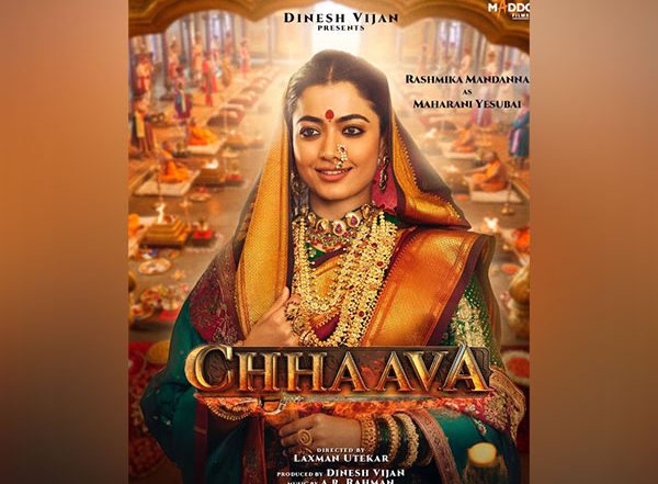 Entertainment News | Rashmika Mandanna Exudes Royalty as Maharani Yesubai in Her First Look Poster from 'Chhaava'
