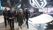 Business News | JSW MG Motor Accelerates Into Wider NEV Portfolio: Unveils MG Cyberster and MG M9 Under Its Luxury Brand Channel, MG Select