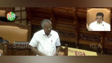 India News | Kerala Assembly Unanimously Passes Resolution by CM Pinarayi Vijayan, Urges Union Govt to Withdraw UGC Draft Norms