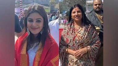 Entertainment News | Actor Samyuktha Menon, Singer Mangli Offer Prayers at Tirumala Temple