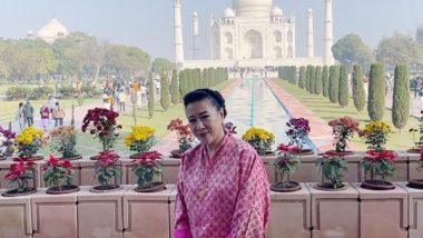 World News | Queen Mother of Bhutan, Queen Ashi Tshering Yangdon Wangchuck Visits the Taj Mahal
