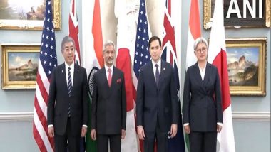 World News | US Secretary of State Marco Rubio Meets QUAD Foreign Ministers on Day 1