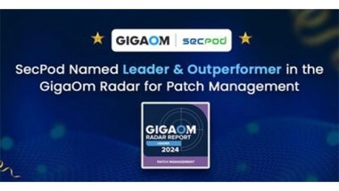 Business News | SecPod SanerNow Named Leader & Outperformer in GigaOm's Patch Management Report