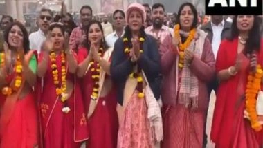 India News | Thousands Descend on Ayodhya on First Anniversary of 'Pran Pratishtha', as Per Gregorian Calendar