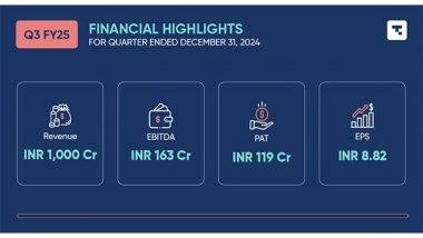 Business News | Tanla Announces Third Quarter Results for FY25
