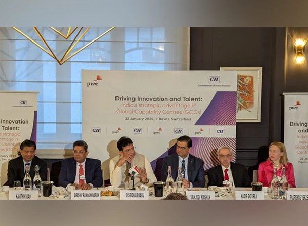 Business News | Telangana Highlights Skill Development Initiatives at CII Breakfast Session in Davos
