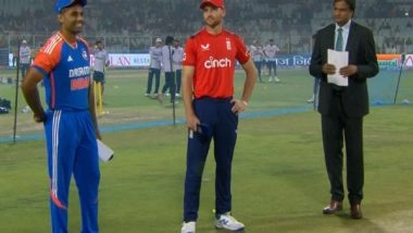 Sports News | India Win Toss, Elect to Bowl Against England in 1st T20I, No Shami in Playing XI for Hosts