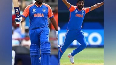 Sports News | Rohit Sharma, Jasprit Bumrah's T20 WC Exploits Crowned Top Performances of 2024