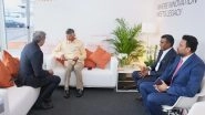 Business News | Chandrababu Naidu Invites DP World to Set Up Container Terminal in Andhra