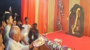 India News | Ahmedabad: CM Bhupendra Patel Attends 'Ram Ratri' Event to Commemorate First Anniversary of Ram Mandir Pran Pratishtha