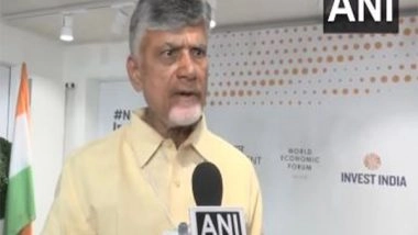 Business News | Brand of India Reinforced Under PM Modi's Leadership, Now Indians Investing Globally: CM Chandrababu Naidu in Davos