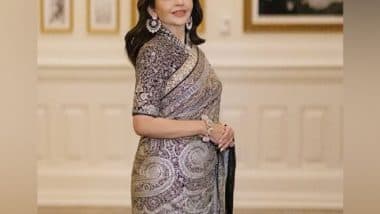 Entertainment News | Here's All About Nita Ambani's Exquisite Jamewar Saree She Wore for Trump's Presidential Dinner