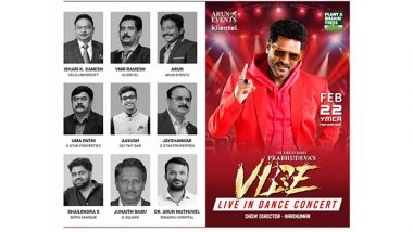 Business News | Prabhu Deva's Vibe - India's First Live in Dance Concert
