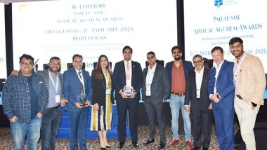 Business News | Parijat Industries Conferred with Triple Crowns at PMFAI Awards