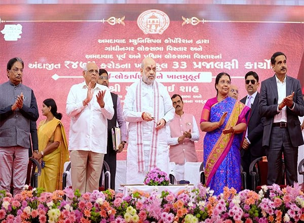India News | Amit Shah Inaugurates, Lays Foundation Stone for 37 Development Projects Worth Approximately Rs 651 Crore in Ahmedabad