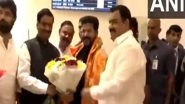 India News | Telangana CM Revanth Reddy Returns Back to Hyderabad After Attending WEF in Davos