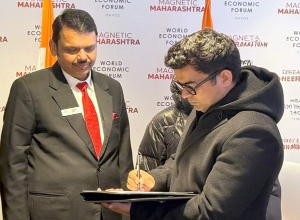 Business News | Maha Govt Signs MoU with Rural Enhancers for Rs 10,000 Crore Investment In World Economic Forum Summit in Davos, Switzerland