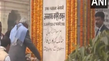 India News | Bihar CM Pays Tribute to Bharat Ratna Karpoori Thakur on His Birth Anniversary