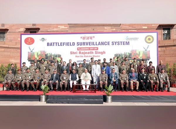 India News | Defence Minister Rajnath Singh Flags off 'SANJAY' Battlefield Surveillance System