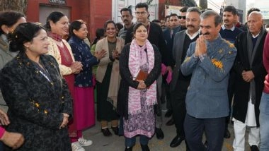 India News | Himachal CM Sukhu Announces Rs. 1000 for Girl Students, Pledges Education Reform on 'Balika Diwas'