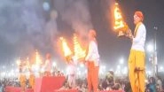 Maha Kumbh Mela 2025: Triveni Sangam Witnesses Divine &lsquo;Sandhya Aarti&rsquo;, Devotees Throng Ghats in Prayagraj