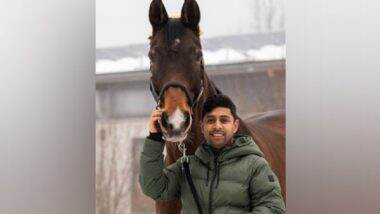 Sports News | India's First Olympic Equestrian Anush Agarwalla Bids Heartfelt Farewell to His Horse, Manni