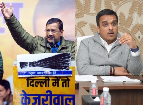 India News | Kejriwal Questions Deployment of Gujarat Police in Delhi Ahead of Polls, Minister Harsh Sanghavi Hits Back