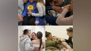 World News | Freed Israeli Hostages Reunite with Families