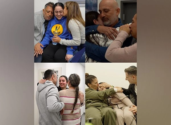 World News | Freed Israeli Hostages Reunite with Families