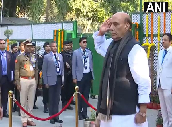 Republic Day 2025: Defence Minister Rajnath Singh Unfurls Tricolor at His Residence in Delhi