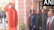 India News | UP CM Yogi Adityanath Unfurls National Flag in Lucknow on 76th Republic Day