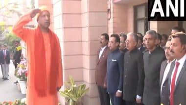 India News | UP CM Yogi Adityanath Unfurls National Flag in Lucknow on 76th Republic Day