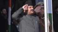 India News | J-K: Dy CM Surinder Choudhary Unfurls National Flag in Srinagar