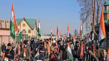 India News | J-K: Tiranga Yatra Organised in Uri to Commemorate India's 76th Republic Day