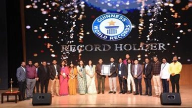 Business News | Amity University Maharashtra, Mumbai Sets Guinness World Record