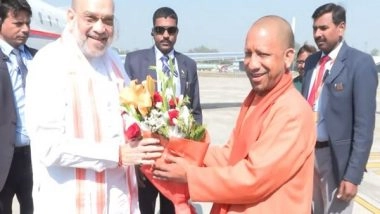 India News | Mahakumbh: Union Minister Amit Shah Reaches Prayagraj; to Take Holy Dip in Sangam