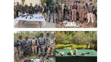 India News | Security Forces Recover Weapons, Other War-like Stores from Several Districts of Manipur