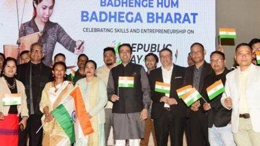 Business News | Minister Jayant Chaudhary Honors 100 Entrepreneurs; Highlights Global Demand for Skilled Workforce