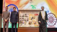 Business News | Union Minister Piyush Goyal Attends Republic Day Celebrations at Indian Embassy in Muscat
