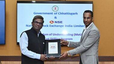 Business News | NSE, Chhattisgarh Partner for Student Skilling Program in Financial Sectors