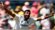 Sports News | Jasprit Bumrah Brushes Away Tough Competition to Clinch Sir Garfield Sobers Award for ICC Men's Cricketer of the Year