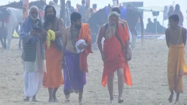India News | Maha Kumbh: Akharas Gather at Triveni Sangam for 'Amrit Snan' on Mauni Amavasya