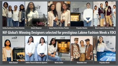 Business News | NIF Global's Five-Day Talent Extravaganza Concludes, Setting the Stage for Lakme Fashion Week X FDCI