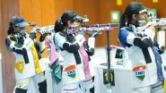 Sports News | 38th National Games: Ramita Jindal Turns in a Fine Display in Women's 10m Air Rifle Qualification