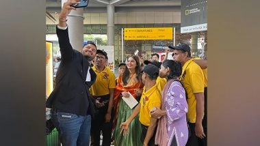 Entertainment News | Jeet Adani, Diva Shah Visit Mitti Cafe with Invitation Ahead of Wedding Next Month