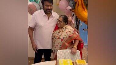 Entertainment News | Chiranjeevi Celebrates Mother Anjana Devi's Birthday in an Intimate Gathering