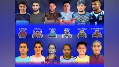 Sports News | GI-PKL Unveils Captains of Men's, Women's Teams Ahead of Inaugural Season