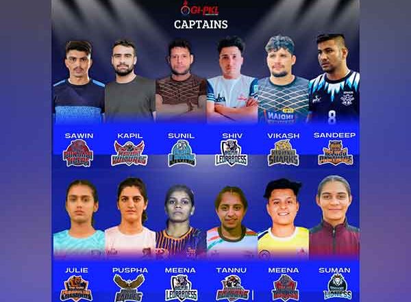 Sports News | GI-PKL Unveils Captains of Men's, Women's Teams Ahead of Inaugural Season